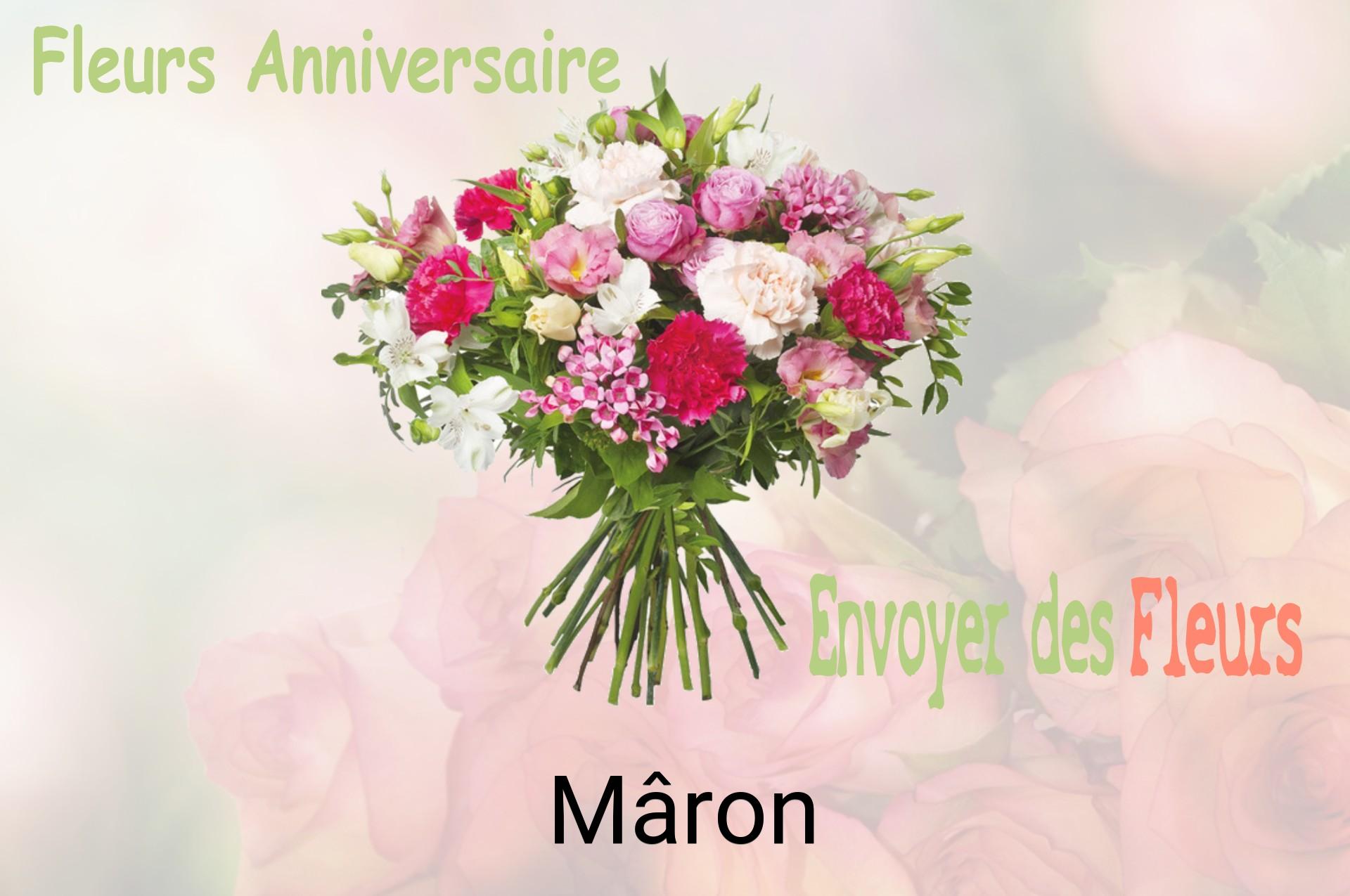 Bouquet de fleurs d’anniversaire livré à Mâron